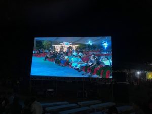 Màn hình led sự kiện bởi Led Kim Long thi công