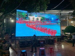 Màn hình led sự kiện bởi Led Kim Long thi công